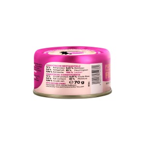 Lucky Lou Katzen-Nassfutter Thunfisch Filet, 70g Dose. Ergänzungsfutter für Katzen.