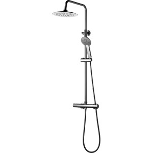 Glasdeals Duschstangen-Set THERMO-R24 mit Thermostat Chrom 8427