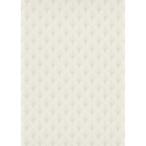 Beige Vliestapete Versailles Antoinette mit glänzender Fächerstruktur, 10,05 m x 0,53 m.