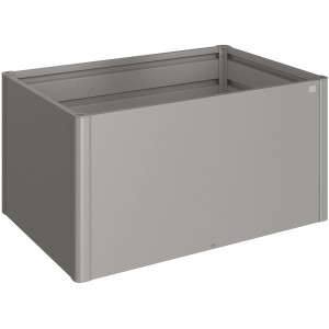 Biohort Hochbeet, 1,5x1 m, Quarzgrau-Metallic, aus Metall.