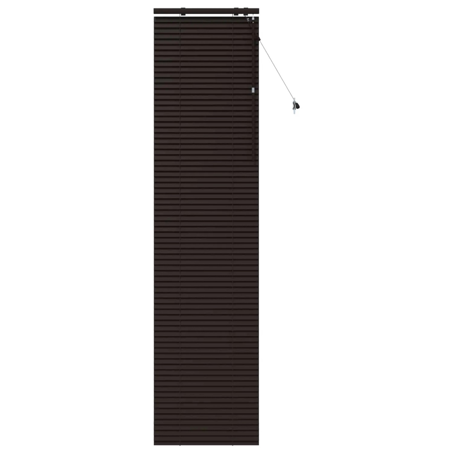 vidaXL Venezianische Jalousie Dunkelbraun 55 x 250 cm 35 mm 42015582