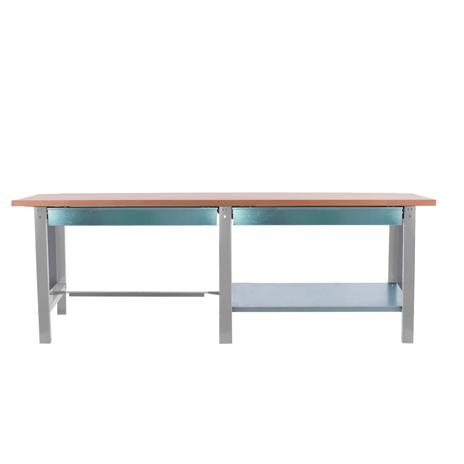 PROREGAL Werkbank BUFFALO WOOD Mit 2x Schublade HxBxT 86,5x210x75cm Traglas günstig online kaufen
