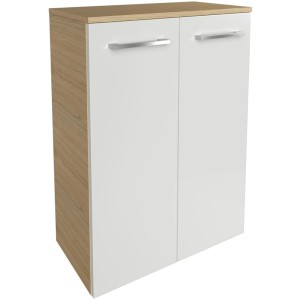 Fackelmann Bad-Hängeschrank B.Style in Sandeiche/Weiß, 60,2 cm breit.