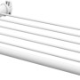 Ximax Handtuchablage Design, 470x230mm, weiß, für Badheizkörper.