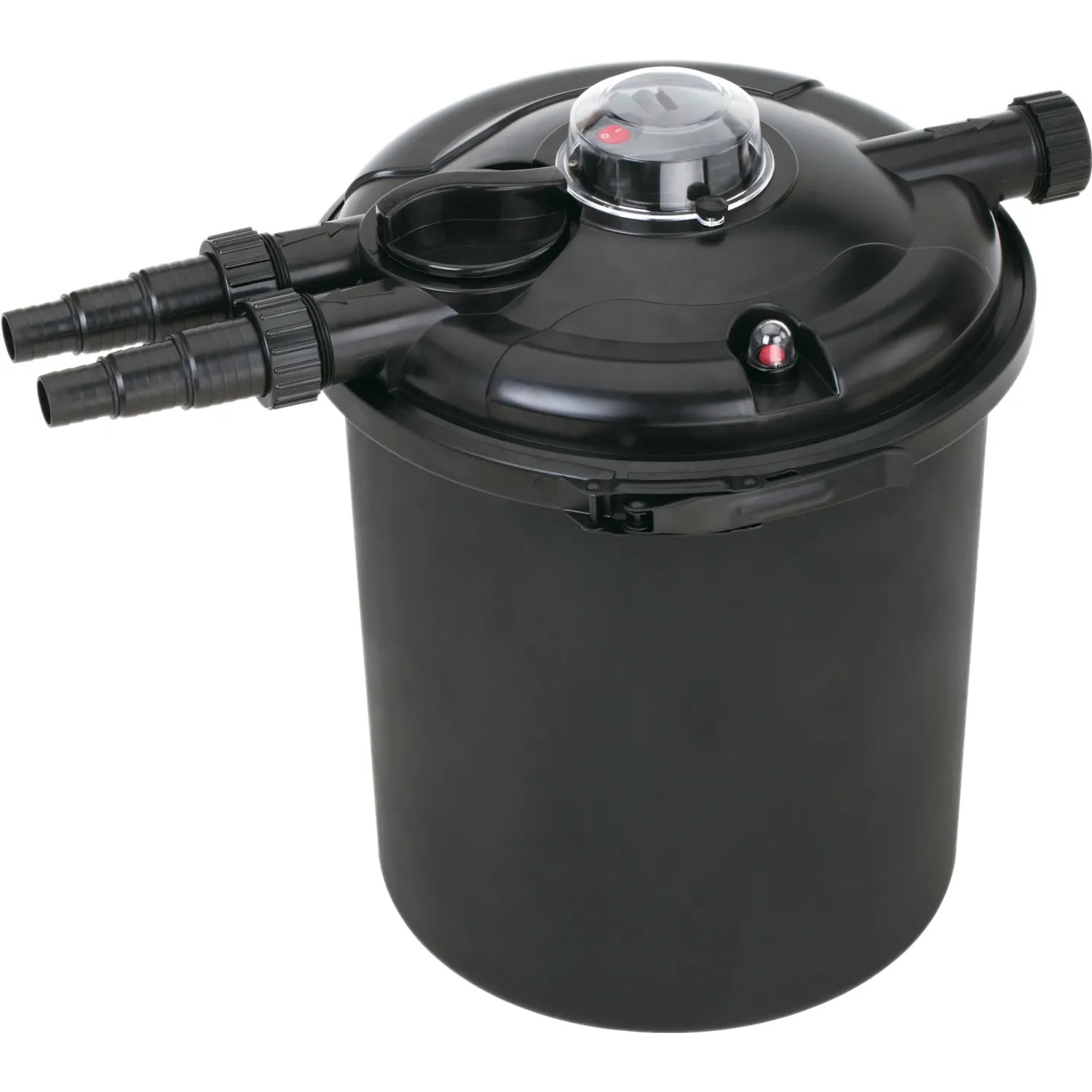 Schwarzer VT Druckfilter Pressure Filter 10000 für Teiche mit UV-C Klärer.