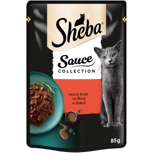 Sheba Katzen-Nassfutter Collection Sauce Lover mit Rind 85 g