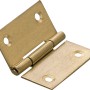 Hettich Scharnier, 40x40 mm, vermessingt, für Möbel, Kisten und Modellbau.
