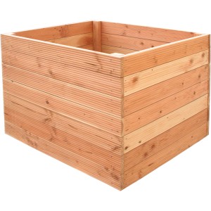 Hochbeet Douglasie Kombi Gaia, 100x120x84 cm, aus Holz. Ideal für Garten und Terrasse.