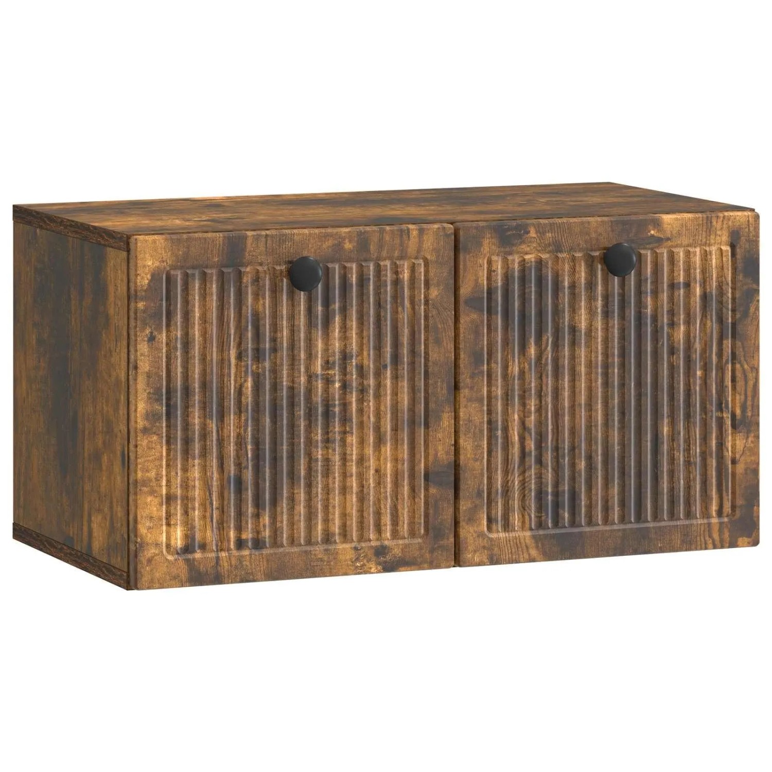 vidaXL Wandmontierter TV-Schrank Geräucherte Eiche 59,5 x 31 x 30 cm 898030
