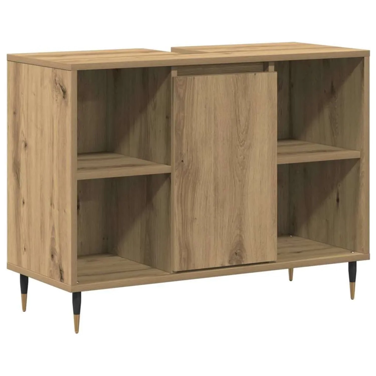 vidaXL Badezimmerschrank Artisan-Eiche 80 x 33 x 60 cm Holzwerkstoff 873893 günstig online kaufen