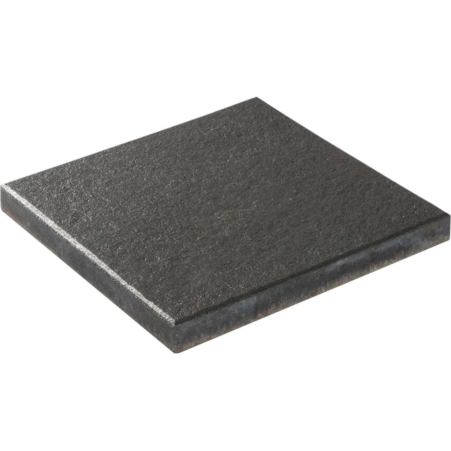 Diephaus Terrassenplatte Finessa, Schwarz-Basalt, 40x40 cm. Gehwegplatte mit lebendiger Optik.