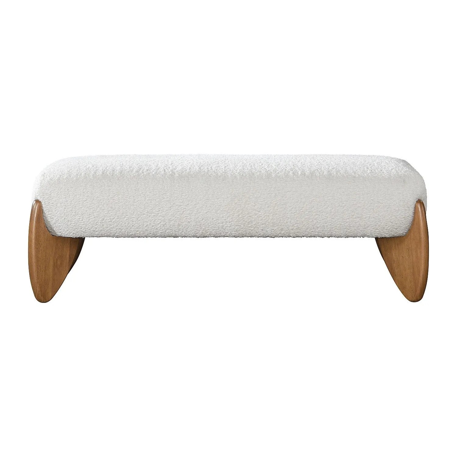 Vente-unique Sitzbank Gamura Naturfarben Hell  Weiß 127 cm