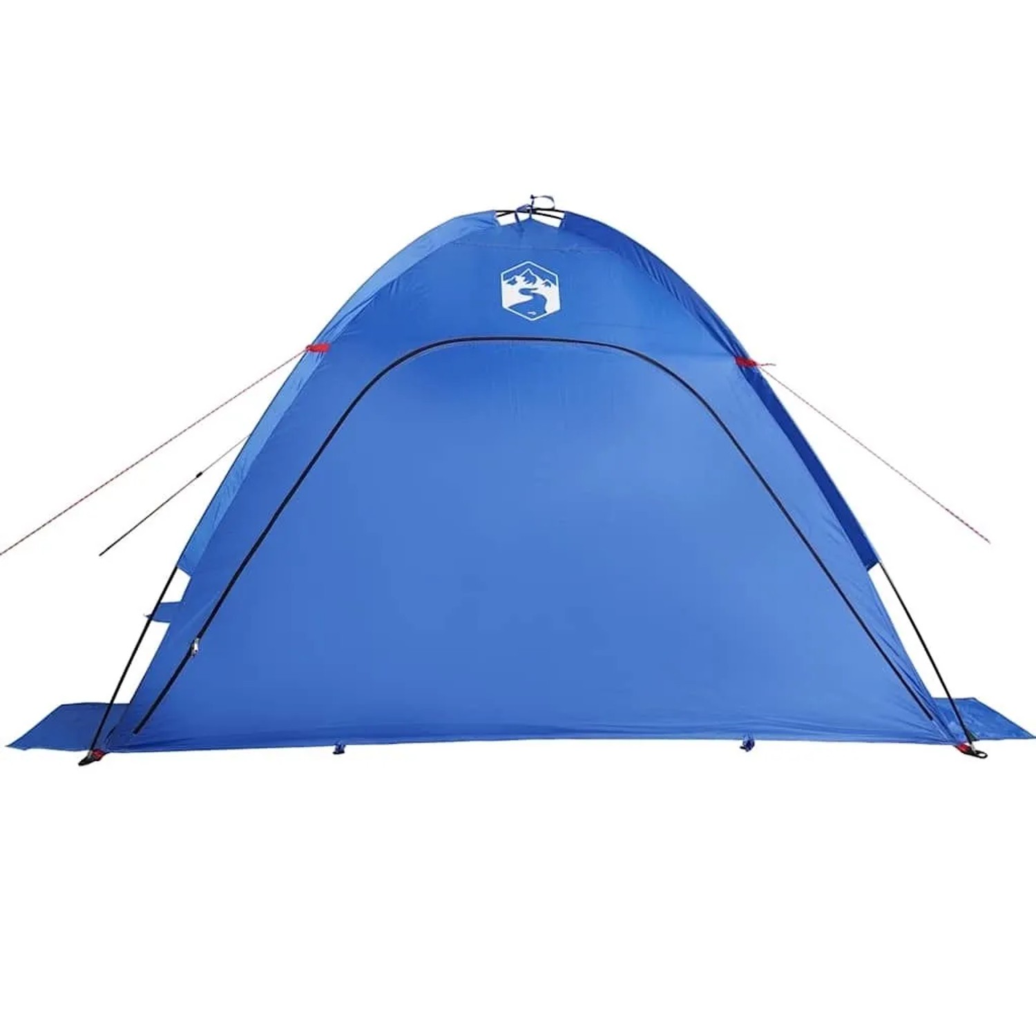 Azurblaues vidaXL Strandzelt, wasserdicht, für Camping und Strand.