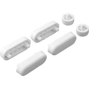 baliv Ersatz-Puffer Set, 6-teilig, für WC-Sitze Moros & weitere, aus Kunststoff.