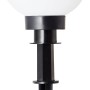 Weiße LED-Gartenleuchte Thore mit Erdspieß, 8W, für stimmungsvolle Außenbeleuchtung.
