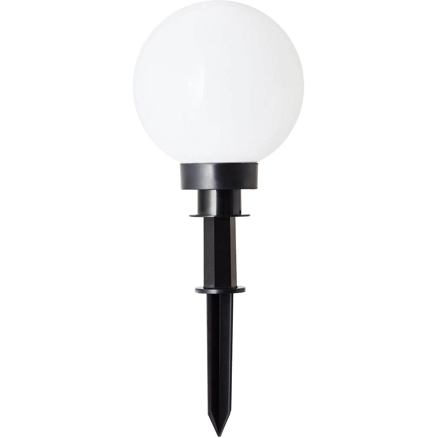 Weiße LED-Gartenleuchte Thore mit Erdspieß, 8W, für stimmungsvolle Außenbeleuchtung.