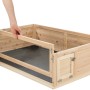 Trixie Kleintierstall aus Holz mit Tür für Meerschweinchen im Innenbereich.
