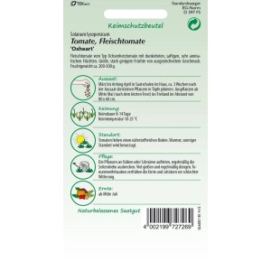 SAMEN PFANN Fleischtomate Oxheart Typ Ochsenherz