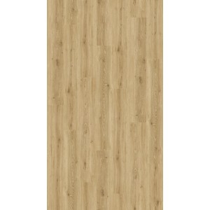 Klick-Vinylboden Eiche Loft, helle Holzoptik mit integrierter Trittschalldämmung.