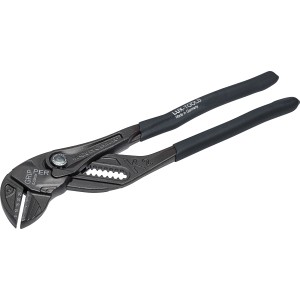 LUX Zangenschlüssel 250 mm, verstellbare Wasserpumpenzange für Rohre und Armaturen bis 50 mm