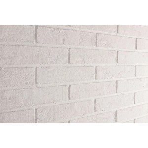 Weiße Elabrick Verblender Dover, 240x52 mm, für Wand- und Fassadenverkleidung.