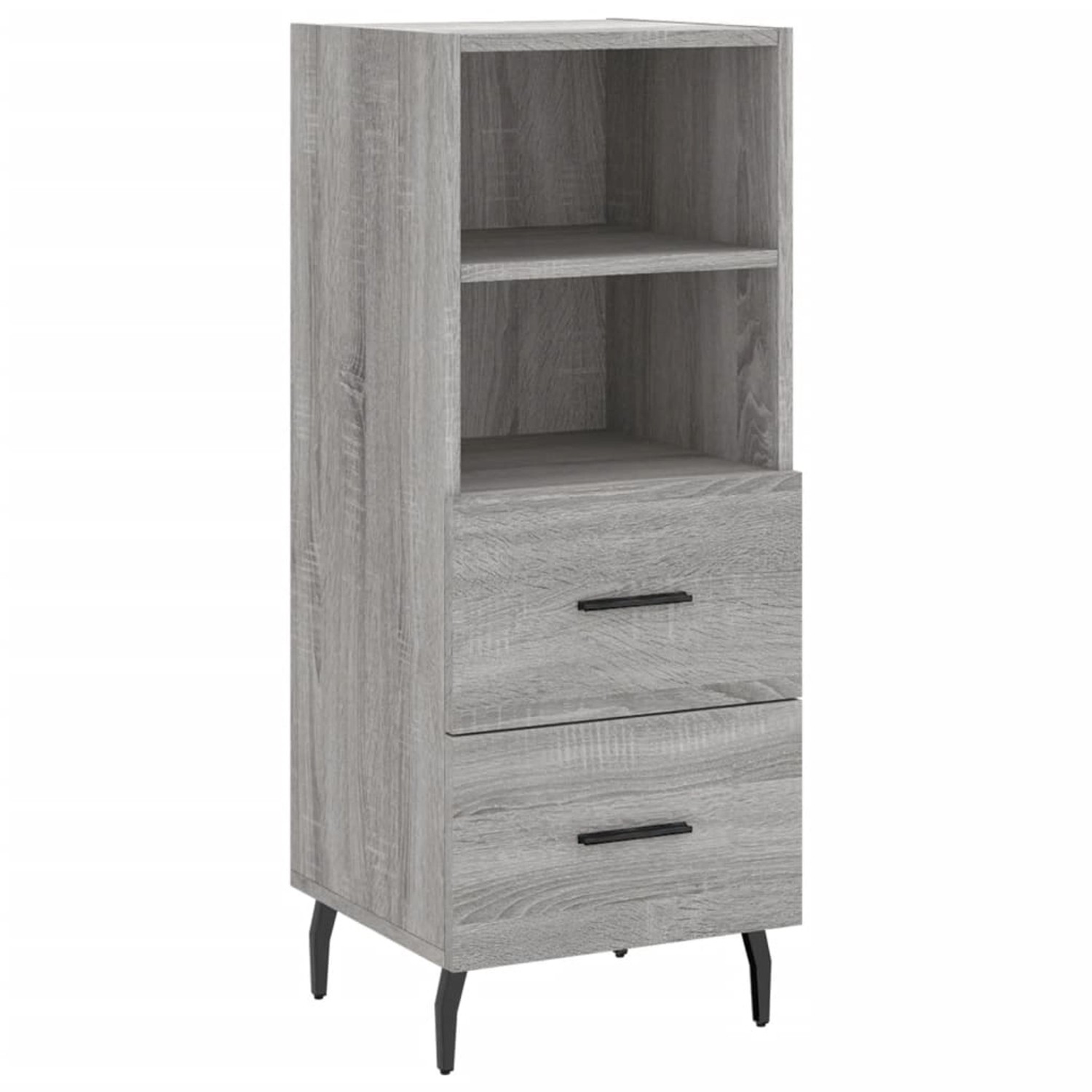 vidaXL Sideboard Grau Sonoma 34,5x34x90 cm Holzwerkstoff 828690 günstig online kaufen