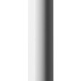 Weißes Hettich Tischbein, 400 mm hoch, Ø 30 mm, für Möbelbau.