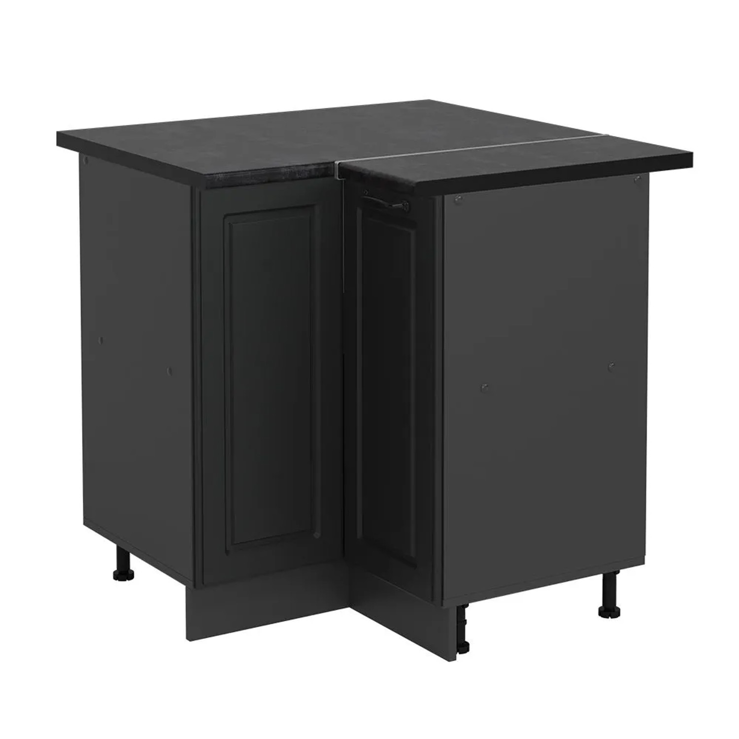 Vicco Eckunterschrank R-Line Anthrazit Landhaus 76 x 82 AP Anthrazit Art Nr 54195