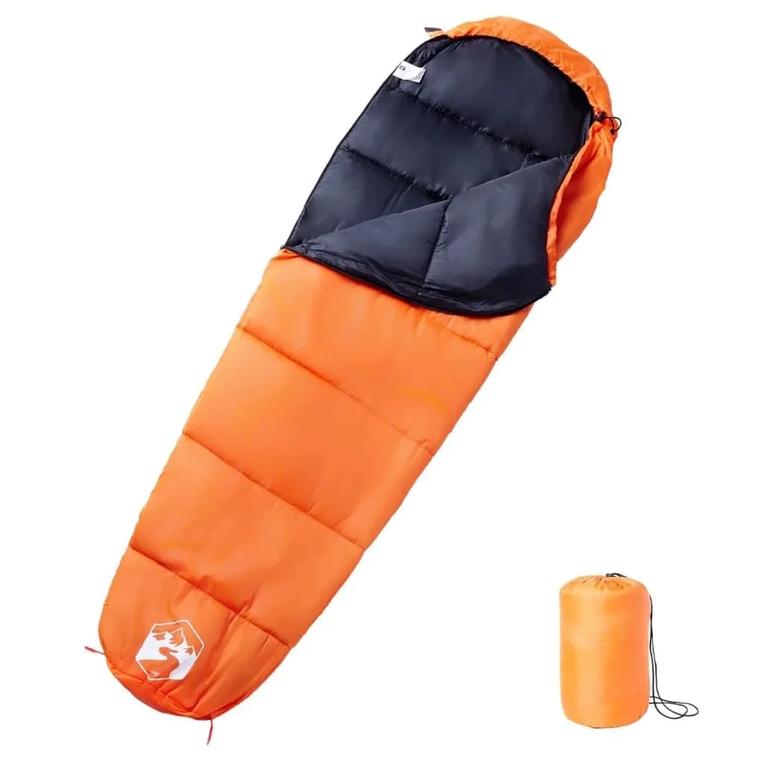 vidaXL Mumienschlafsack für Erwachsene Camping 3 Jahreszeiten 94488