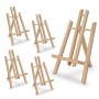 Artina Manchester 5er Set Tischstaffeleien aus Holz, 28cm hoch, ideal für Hobby und Präsentation.