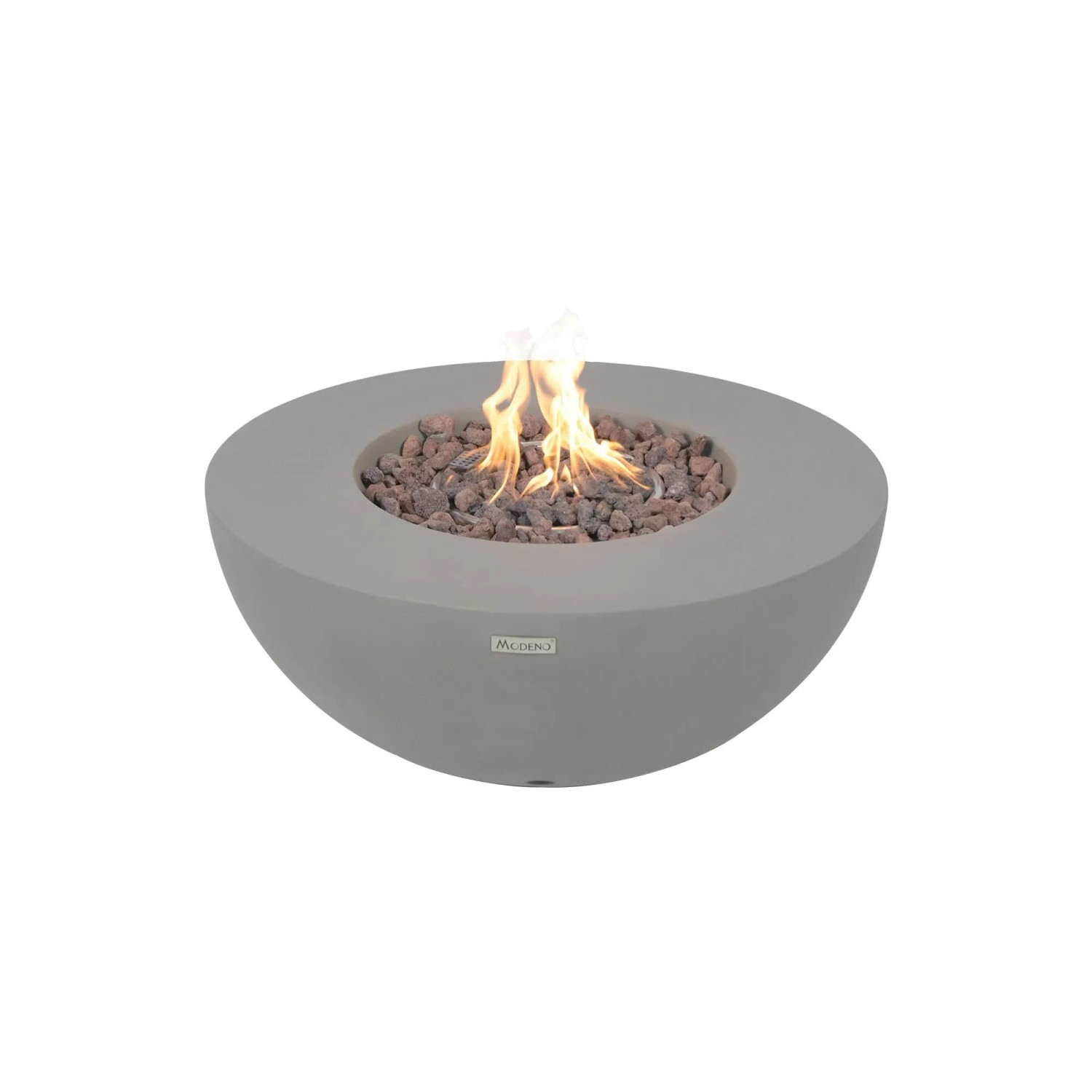 Elementi Gasfeuerstelle Roca in Beton-Optik Grau aus Faserbeton