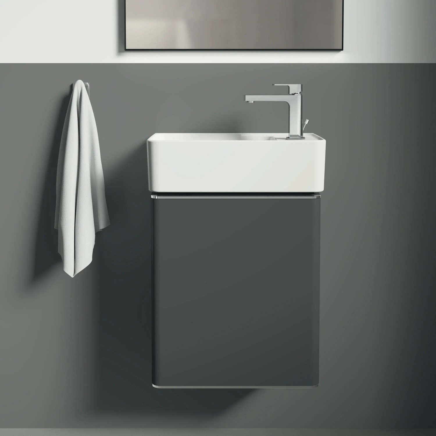 Ideal Standard IOM Cube Handtuchhaken Chrom, eckig, zur Wandmontage.