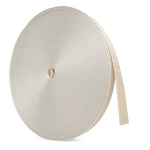 50m Bauheld Rollladengurt, 18mm breit, beige, auf Rolle.