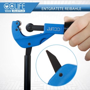 CCLIFE 2tlg Bremsleitung Rohrschneider Rohrabschneider Edelstahl 3 bis 22mm und 3 bis 35mm