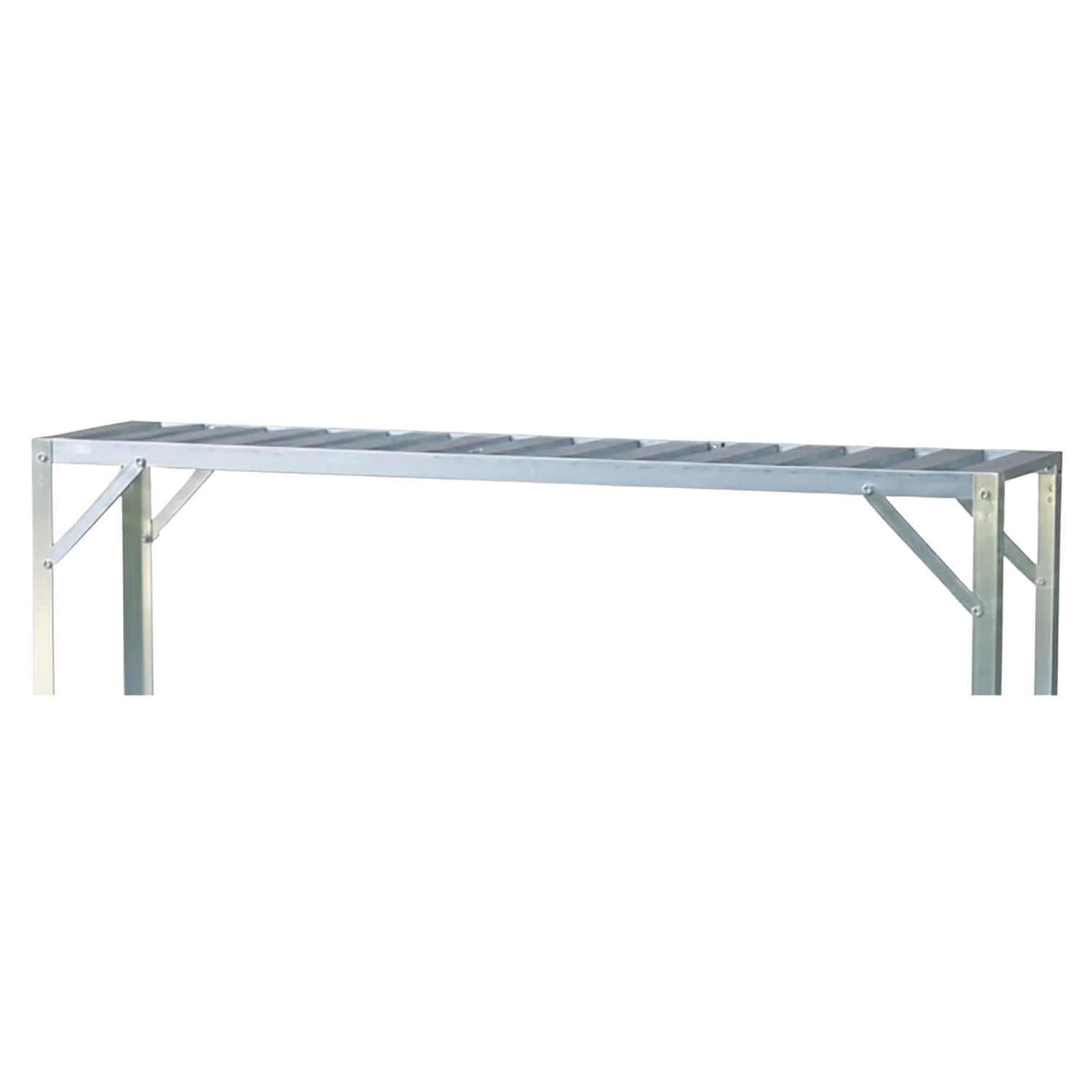 Halls Top Regal für Standalone-Tisch 121 cm x 26 cm Alu