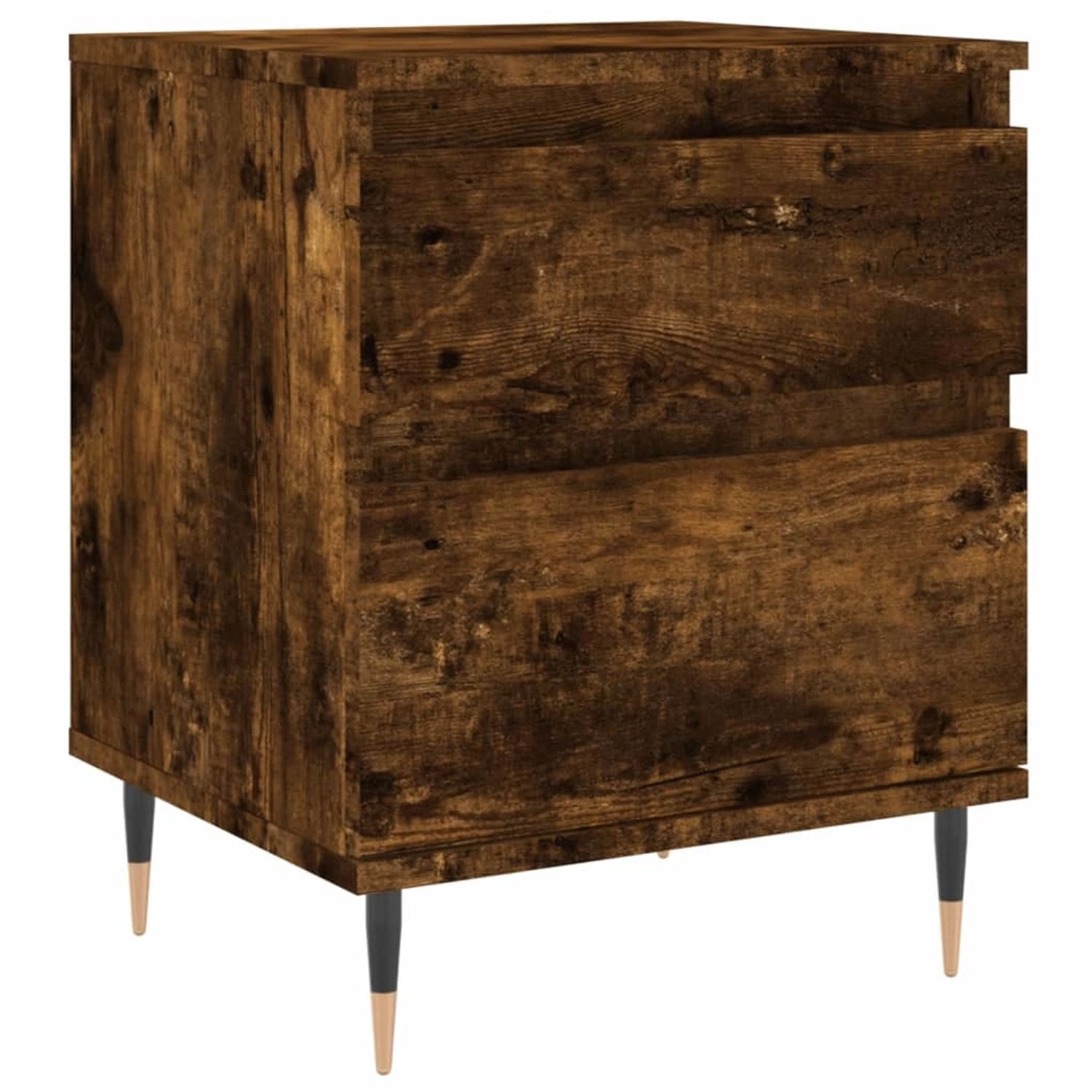 vidaXL Nachttisch Räuchereiche 40x35x50 cm Holzwerkstoff Modell 6 günstig online kaufen