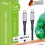 Schwaiger USB-C Ladekabel, 1,2m, Schwarz, unzerstörbar. Zum Synchronisieren und Laden von Geräten.