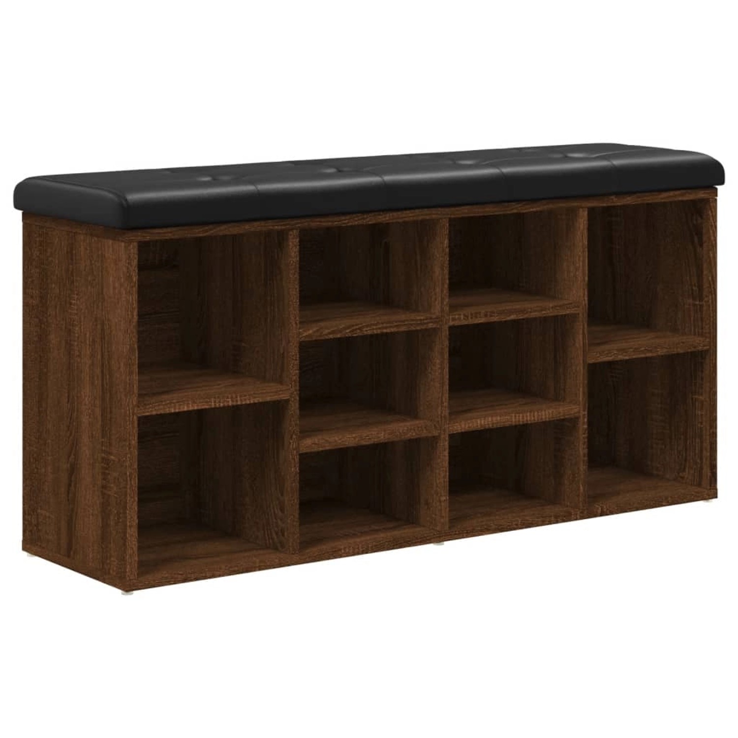 vidaXL Sitzbank Schuhbank Braun Eichen-Optik 102x32x50 günstig online kaufen