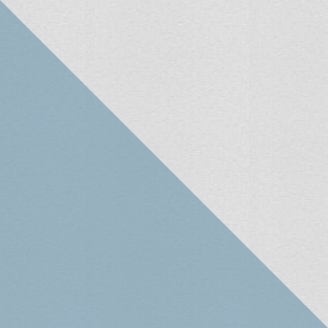 Struktur Vliestapete Uni Matt Weiß, überstreichbar, Farbe halb Weiß halb Blau