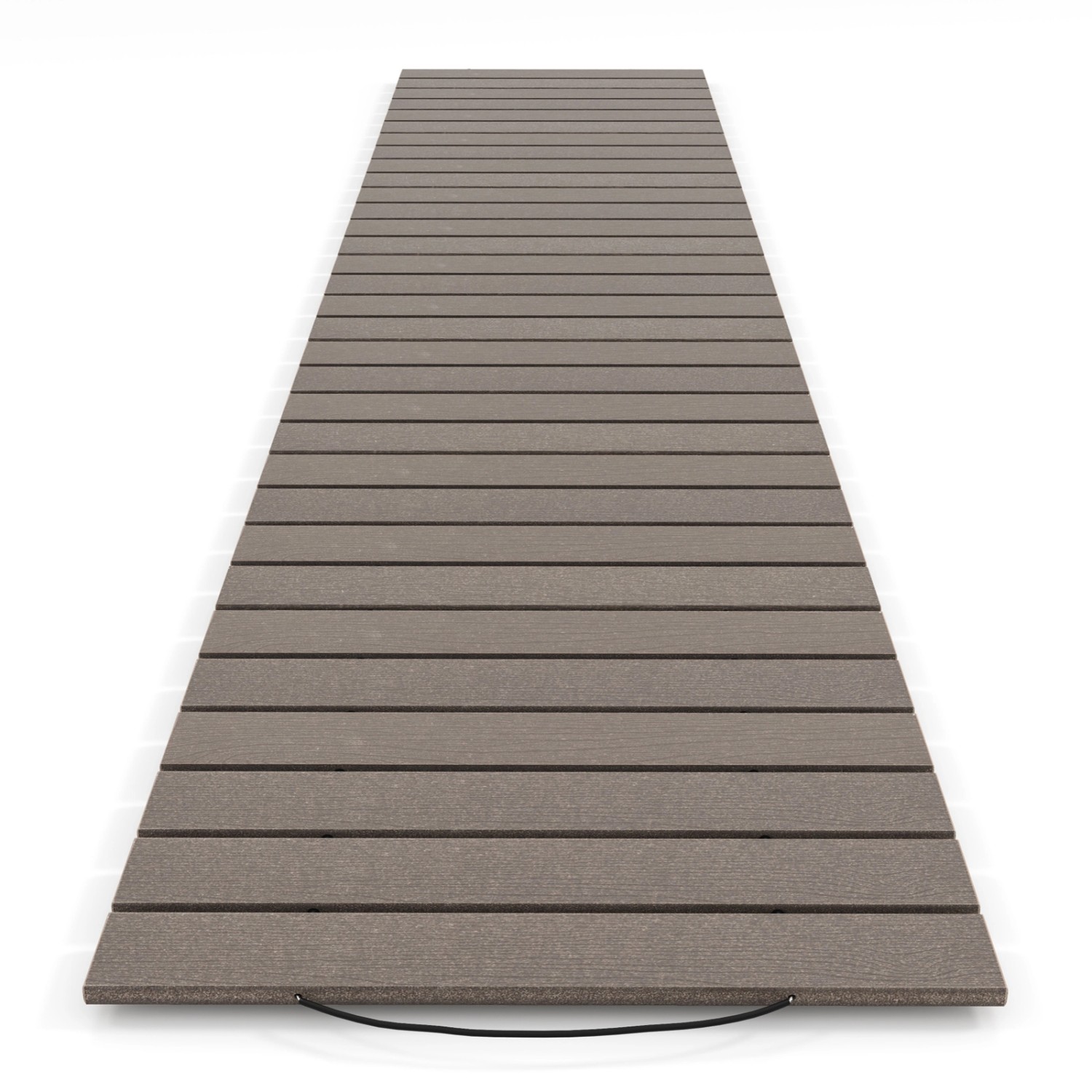 Costway Rollweg Aus HDPE Gartenweg Wetterfest 242 x 55cm Grau günstig online kaufen