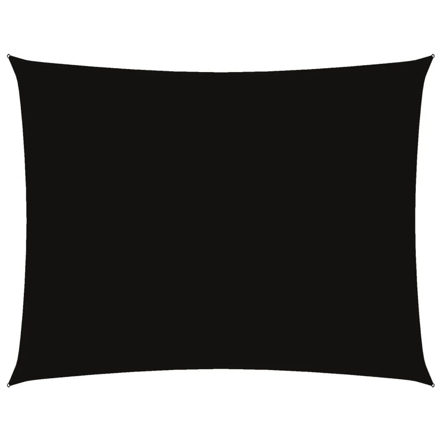Furnicato Sonnensegel Oxford-gewebe Rechteckig 5x6 M Schwarz