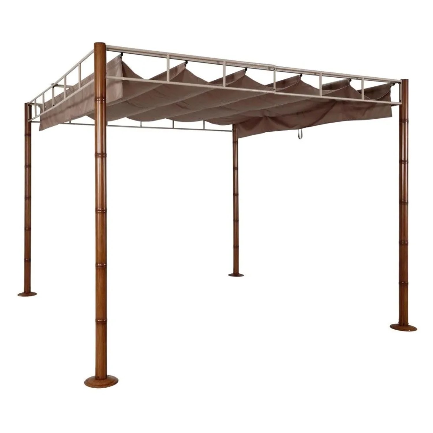 MCW Pergola L42 Taupe-Braun 3x3m