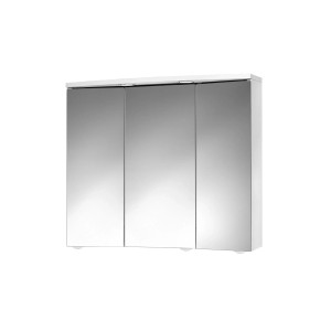 Jokey Spiegelschrank Trava 75 cm x 65 cm Weiß LED mit Steckdose