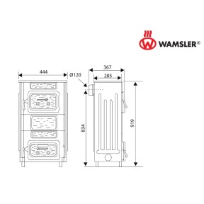 Wamsler WO 109-8F Elektrokamin – Maße: 444 X 367 X 980 Mm, Elektrisches Raumheizgerät