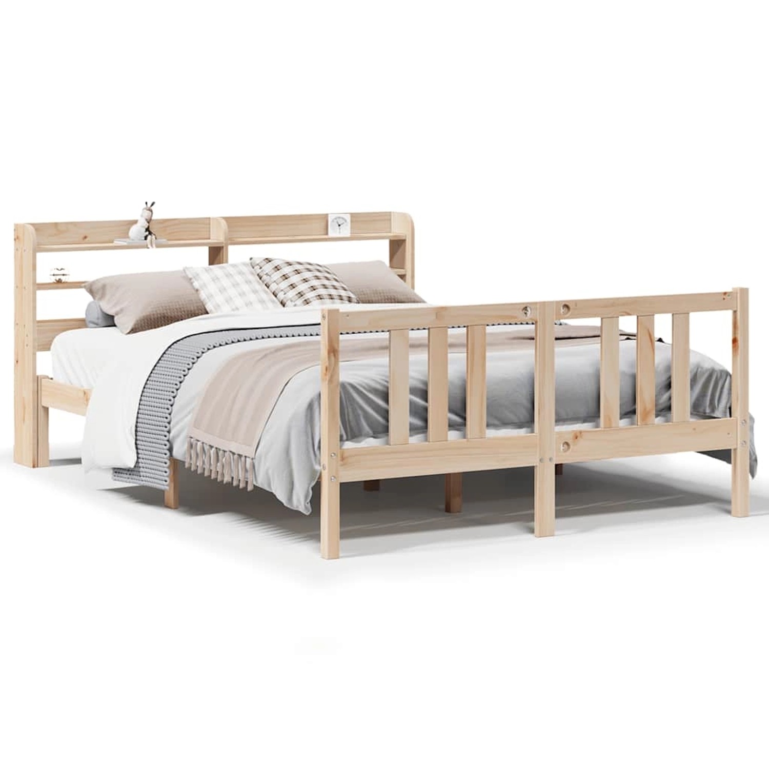 vidaXL Bettgestell mit Kopfteil ohne Matratze 120x200 cm 3306708 günstig online kaufen