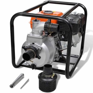 vidaXL Benzin-Wasserpumpe 80 mm Schlauchanschluss 4800 W 140935