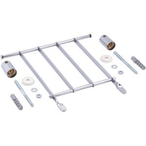 Duravit Starck 3 Klapprost aus Chrom, 37,5x31x3,4cm, für Ausgussbecken.