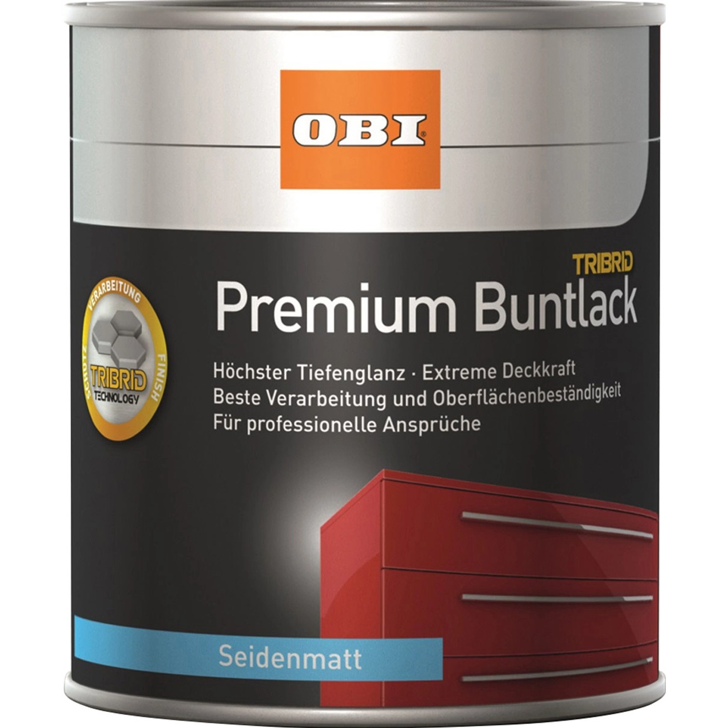OBI Premium Buntlack Tribrid Altweiß seidenmatt 375 ml