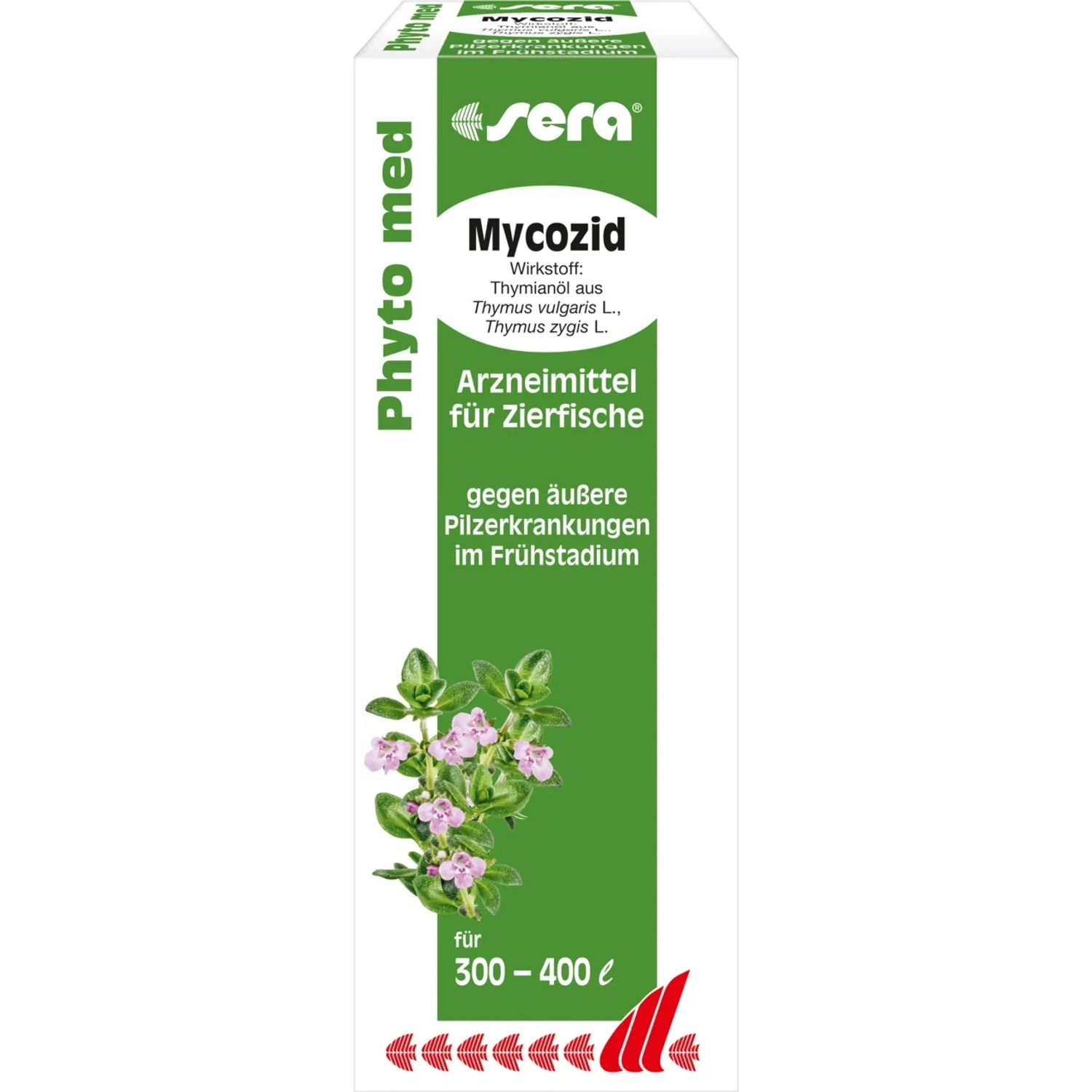 Sera pflanzliche Arzneimittel für Aquaristik Phyto med Mycozid 30 ml
