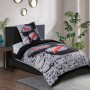 SANILO Bettwäsche Elegance 2-teilig mit modernem Tropfen- und Blüten-Design.